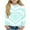 Mint Green, variant on Girls Valentines Day Shirts Little Girls Heart Graphic T-Shirts Casual Long Sleeve Basic Tee Cute Tops 3-14 Years