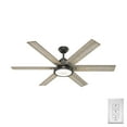 thumbnail image 4 of Hunter - Warrant Indoor Ceiling Fan With Light, Wall Control, 60-inch, Noble Bronze, Casual-style, 6-speed, Energy Star, 59461, for living rooms, bedrooms, home offices, kitchens, 4 of 17
