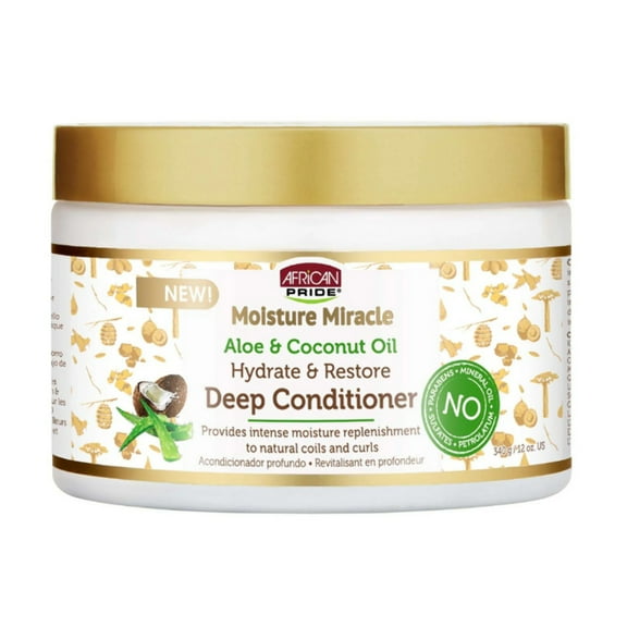Aloe  Coconut Oil Hydrate  Restore Deep Conditioner – 12 oz