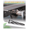 thumbnail image 3 of 7/8Inch Drill Bridge/Construction Reamer Bit with 1/2Inch Shank M2 HSS Taper Chucking Reamer Bit Tool for Steel Metal, 3 of 6