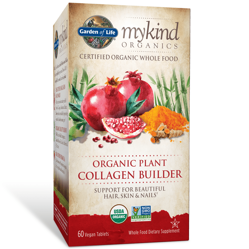 Garden of Life mykind Organics Organic Plant Collagen Builder, 60 Tablets