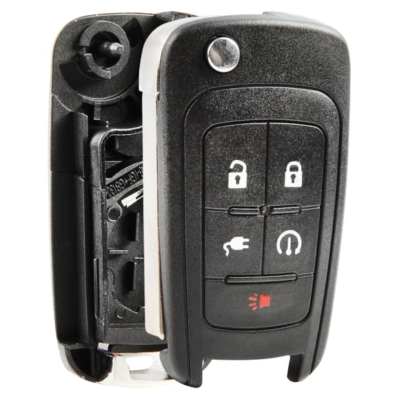 Remote Flip Key Fob Shell Case Replacement for Chevrolet (OHT05918179)