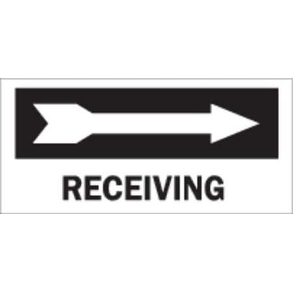 BRADY 41033 Directional Sign,10 x 14In,BK/WHT,RCVG G1868268