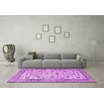 thumbnail image 3 of Ahgly Company Indoor Round Persian Purple Traditional Area Rugs, 7' Round, 3 of 4