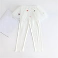 thumbnail image 3 of Avrntaa Little Girls Footless Cotton Leggings with Tutu Lace Ruffle Cute Pantskirt Stretchy Solid Pants for 2-10 Y, 3 of 5