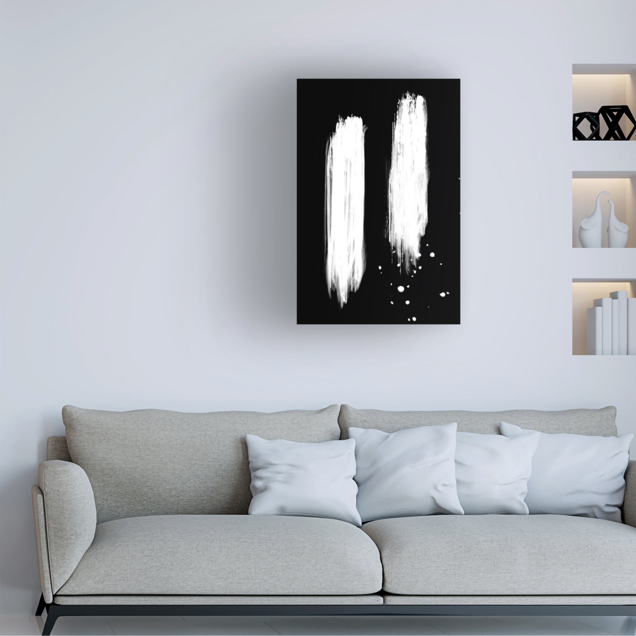 Pictufy Studio II 'Negatives 6 Strokes' Canvas Art - 22 x 32 Inches