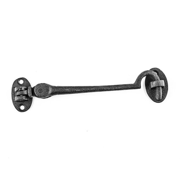 Black Cast Iron Hook Eye Bolt 6" Latches Kitchen Window Door