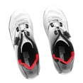 thumbnail image 4 of Men's Adult Breathable Road Cycling Shoes, Size 45, Anti-Slip Lock System for Safe Riding, White, 4 of 8
