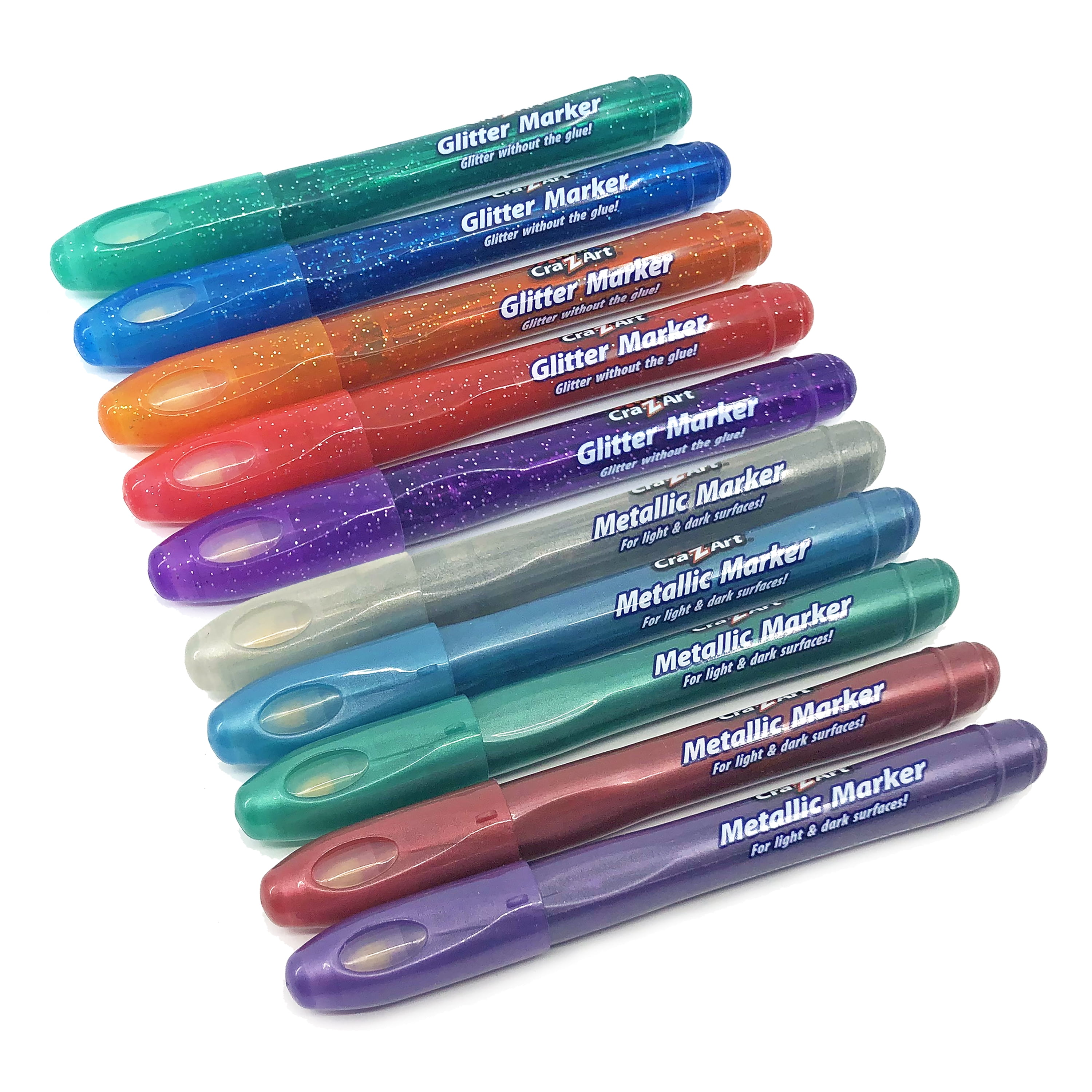 Metallic & Glitter Markers: Artistro Metalic & Glitter Painter Pens