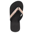 thumbnail image 3 of LAVRA Women's Bling Flip Flops Platform Wedge Beach Sandals, 3 of 3