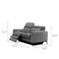 thumbnail image 2 of Uptown Modern Lennox sofa and love living room set, Dark Grey, 2 of 4