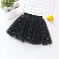 thumbnail image 2 of lnmuld Girls Cute Summer Dresses Ballet Performance Tutu Skirt Layered Party Wear Dance Elegant Short Outfit Color:Black,Size:4-5 Years, 2 of 5