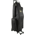 thumbnail image 4 of Gard Low Bb Baritone Saxophone Wheelie Bag 107-WBFSK Black Synthetic w/ Leather Trim, 4 of 6