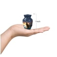 thumbnail image 3 of Cat Burial Urn For Ash For Women - Blue Urns For Human Ashes - Funeral Urns For Human Ashes Adult - Small Cremation Urn For Adult Mother & Father, 1 Large 10 Inch, 4 Keepsake Set, 3 of 7
