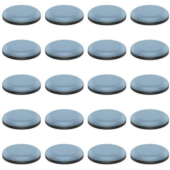 LAMIRO 20Pcs Kitchen Appliance Sliders 1.18inch Self Adhesive Chair Sliders Silent Easy Movers Round Self-Stick Furniture Moving Pads for Small Kitchen Appliances