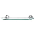 thumbnail image 4 of Yale 18" x 2.63" Bathroom Shelf, Chocolate Bronze, Shelving, Glass, Chrome, Nickel, Bronze, Brass, 1, 4 of 6