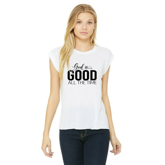 NanyCrafts' God is Good all the Time Flowy Muscle Tee