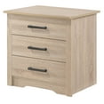 thumbnail image 2 of Glory Furniture Hudson 3 Drawer RTA Nightstand in Sandle Wood, 2 of 6