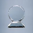 thumbnail image 2 of Creative Gifts International 004128 6.75 in. Round Optic Glass Trophy On Base, 2 of 4