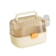 thumbnail image 3 of Jaula para hámster con botella de agua, multiusos, transpirable, para hámster, estuche de transporte para erizos, animales pequeños, ratones y jerbos. Beige, 3 of 9