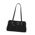 thumbnail image 2 of Bolso de Mano Bolso Tote Bolso Grande Bolso Bandolera Confeccionado en Cuero PU con Estilo Minimalista Adecuado para Mujeres en Negro, 2 of 8