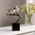 thumbnail image 7 of Hi-Line Gift Ltd. Couple Crested Tit On Branch Lifelike Bird Resin Home Tabletop Decor, 7 of 7