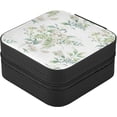 thumbnail image 3 of Coolnut Wild Flowers Travel Jewelry Case for Women Girls,PU Leather Mini Jewelry Organizer Jewelry Holder, Portable Travel Jewelry Box for Earrings, Rings, Bracelets and Necklaces Women Gifts, 3 of 7