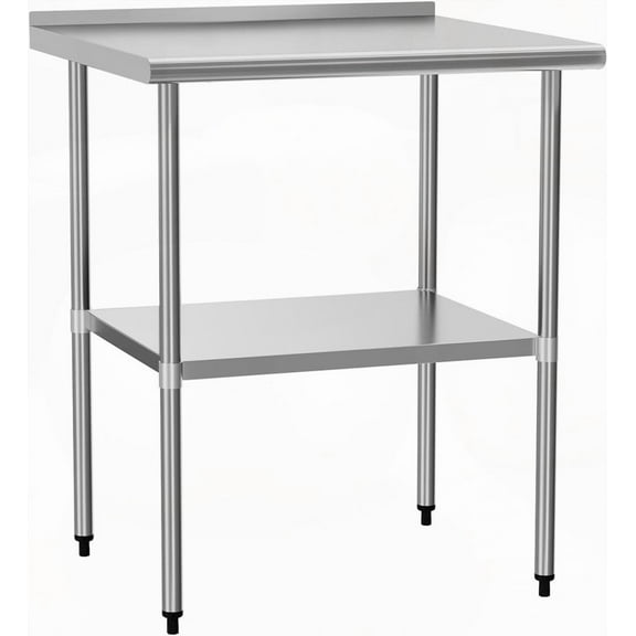 Stainless Steel Table 30 x 36 Inches - Easy Setup & Secure Packaging for Commercial Kitchen