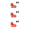thumbnail image 2 of Thinsony Verrou de Frein à Disque Vélo Moto Verrous de Force Outils Rouge 3Set, 2 of 6