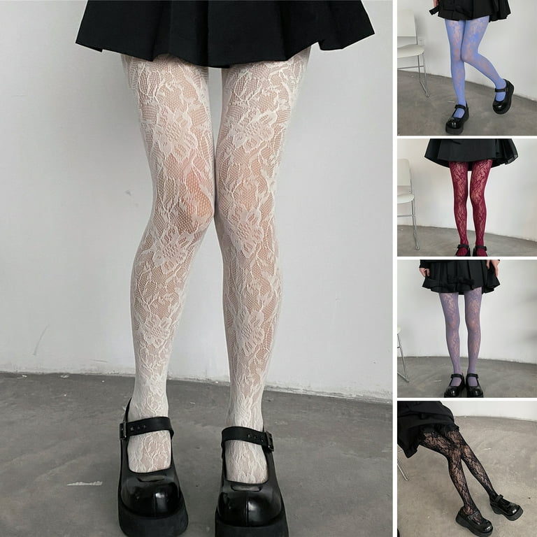 Embroidered pantyhose top