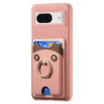 thumbnail image 2 of Case for FOXDOCK Google Pixel 8A , Leather, Bear Ring, Card Holder, 2 of 4