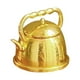 thumbnail image 5 of Tetera en miniatura para casa de muñecas, tetera de metal, muebles de comedor, modelo de tetera, accesorio amarillo, 5 of 9