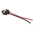 thumbnail image 3 of Headlight Connector, Easy To Install Replacement Durable Harness H11 H8 Headligh Sockets Adapter  For Headlight Fog Light, 3 of 8