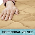 thumbnail image 3 of Buganda Memory Foam Bathroom Rugs, Ultra Soft and Absorbent Bath Mat, Thick Bath Rug for Bathroom Floor, 36x24, Beige, 3 of 10