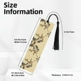 thumbnail image 3 of Kdxio Vintage Bird Print Metal Tassel Bookmarks,Perfect Gift for Art Lovers and Bookworms Metal Bookmarks for Women, 3 of 8