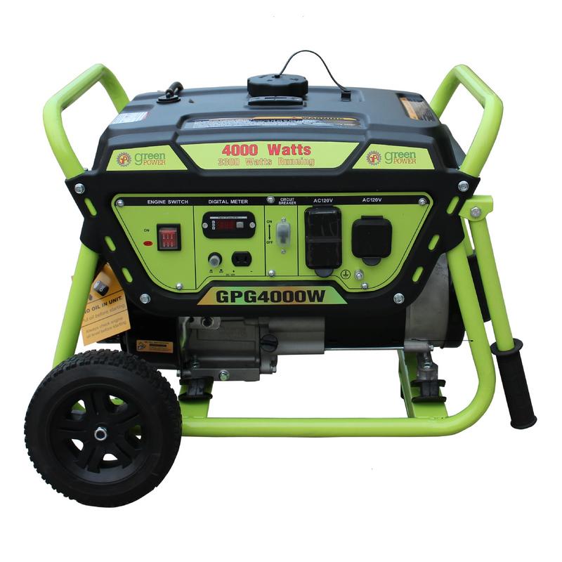 GreenPower America Gas Generator Pro Series GPG4000W delivers 4000