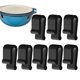 thumbnail image 4 of Clips Protección Tapa Olla Horno Protectores Parachoques Flexibles Protector 8pcs Utensilios Cocción Accesorio, 4 of 9