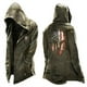 thumbnail image 4 of Trendy Hooded Men's Trench Coat Open Front Cardigan with Pocket and Drawstring Halloween Party Supply, 4 of 5