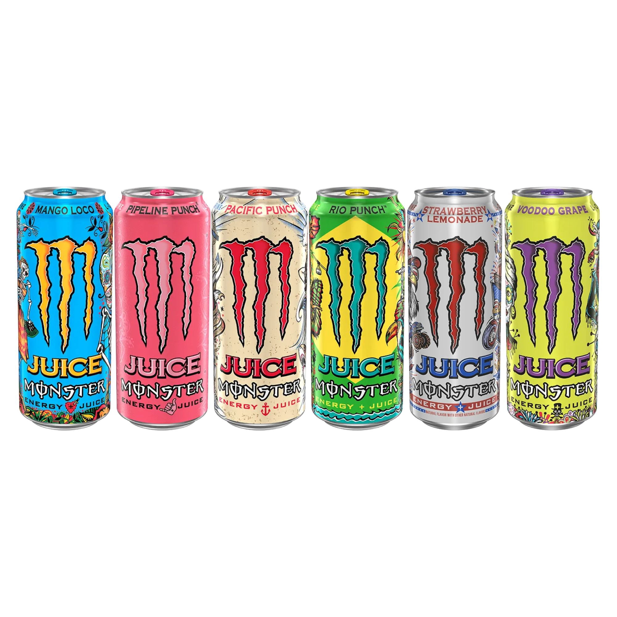 2X-Monster Original Energy Drink - 12 fl oz - 6 pk - Walmart.com