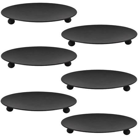 WORGEOUS  6 Pcs Votive Candle Holders Iron Candlestick Tabletop Decor