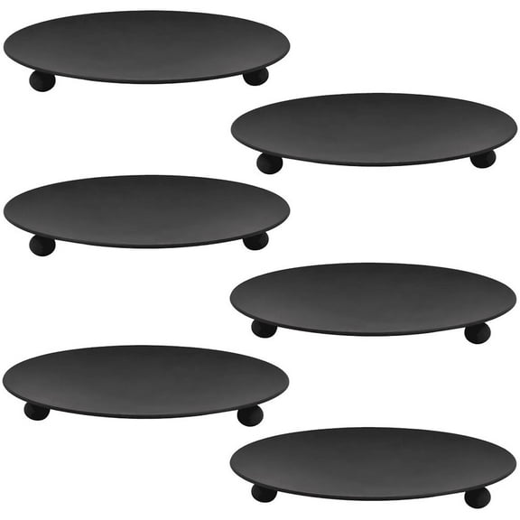 WORGEOUS  6 Pcs Votive Candle Holders Iron Candlestick Tabletop Decor