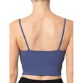thumbnail image 5 of Women Summer Tops Fashion Women Sleeveless Casual Vest Ladies Chest pad movement Short Tank Tops with 6 Body Top Camisole with Bra Sequin Top Dip Runaways Boy Girl Sock Cardigan Set Dark Blue 2XL, 5 of 5