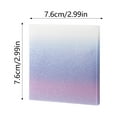 thumbnail image 2 of Glitter Notepad with Transparent Self Stick Notes for Craft and Stationery Reminders, 2 of 5