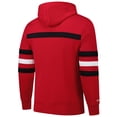 thumbnail image 3 of Men's  Scarlet San Francisco 49ers Vintage Logo Head Coach Fleece Pullover Hoodie, 3 of 3