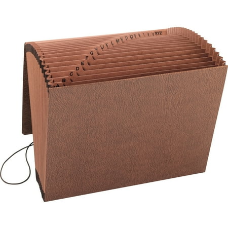 - Smead TUFF® Expanding File, Alphabetic (A-Z), 21 Pockets, Flap and Elastic Cord Closure, Letter Size, Redrope-Printed Stock (70318)