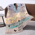 thumbnail image 4 of Custom Memorial Blanket with Photos for Loss of Mom Dad Son Daughter Customized Memory Gift of Departed Loved Ones Blankets, 4 of 5