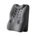 thumbnail image 4 of Cojín de apoyo lumbar de espuma viscoelástica, cuña de cama, suave y transpirable, almohada para el cuello, almohada para dormir en casa, para estar Gris oscuro, 4 of 7
