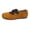 Orange, variant on Women's Ballerina Flats Soft Suede Flats For Women With Elastic Cross Straps Lightweight Ballet Flat Shoes Comfortable Dress Flats For Daily Style