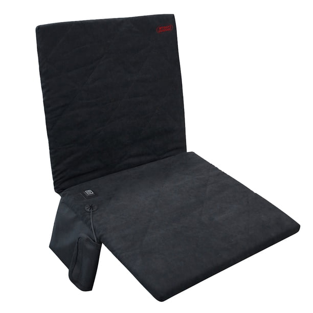 Cojín Calefactor para silla WDOplteas Calentador Grueso Almohadilla Cálida para Viajes al aire libre negro