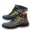 Dark Green, variant on Men's High Top Welding Boots, Steel Toe Puncture Proof Work Sneakers for Safety
